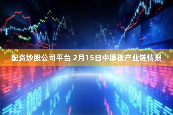 配资炒股公司平台 2月15日中厚板产业链情报